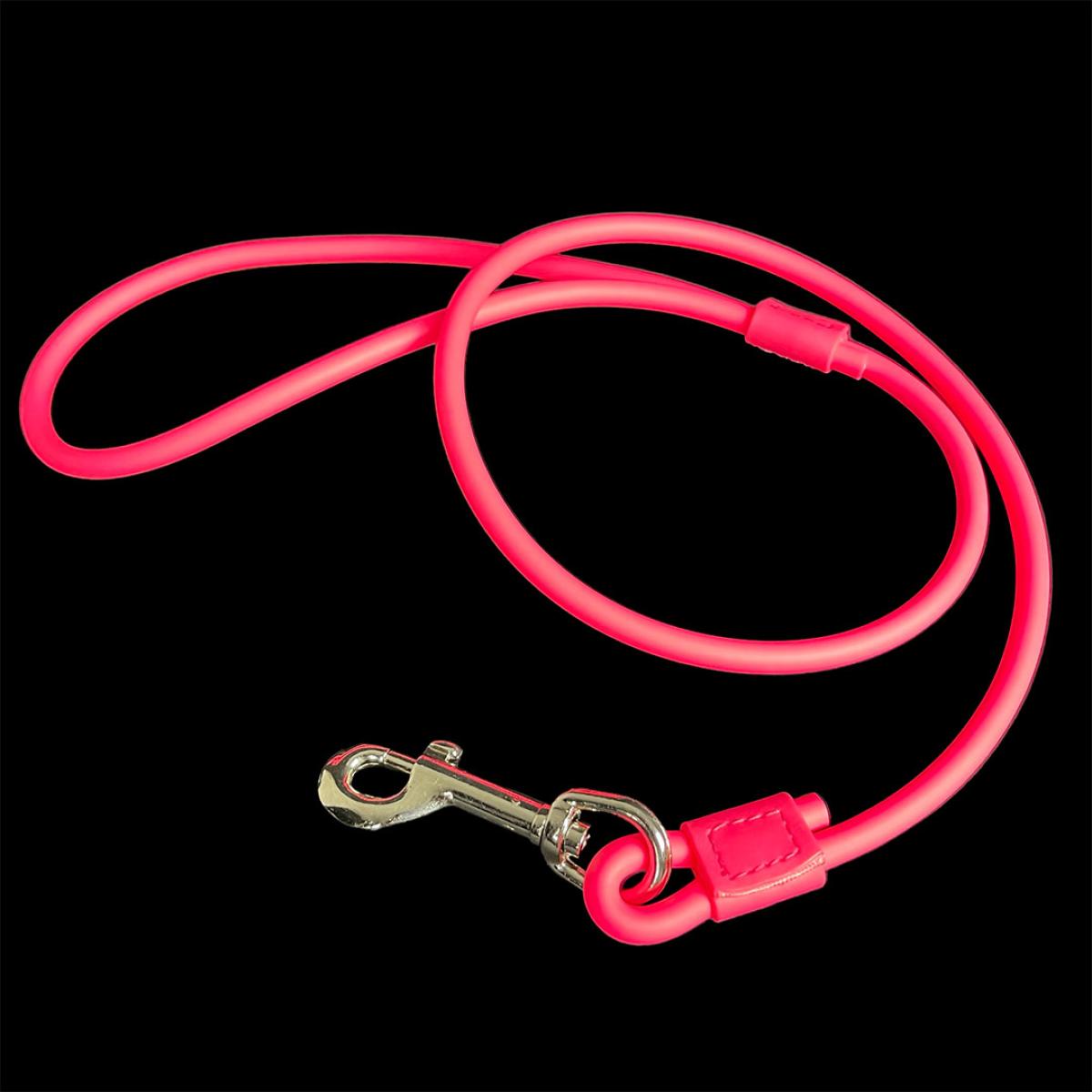 Runde Leine mit Handschlaufe,Neonpink 1m